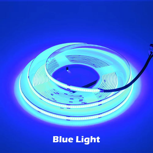 DC12V 24V 384 Leds COB LED Strip 630Leds RGB Flexible COB LED Lights Red / Greeen / Blue / Ice Blue / Pink / Gold LED Tape 5M.