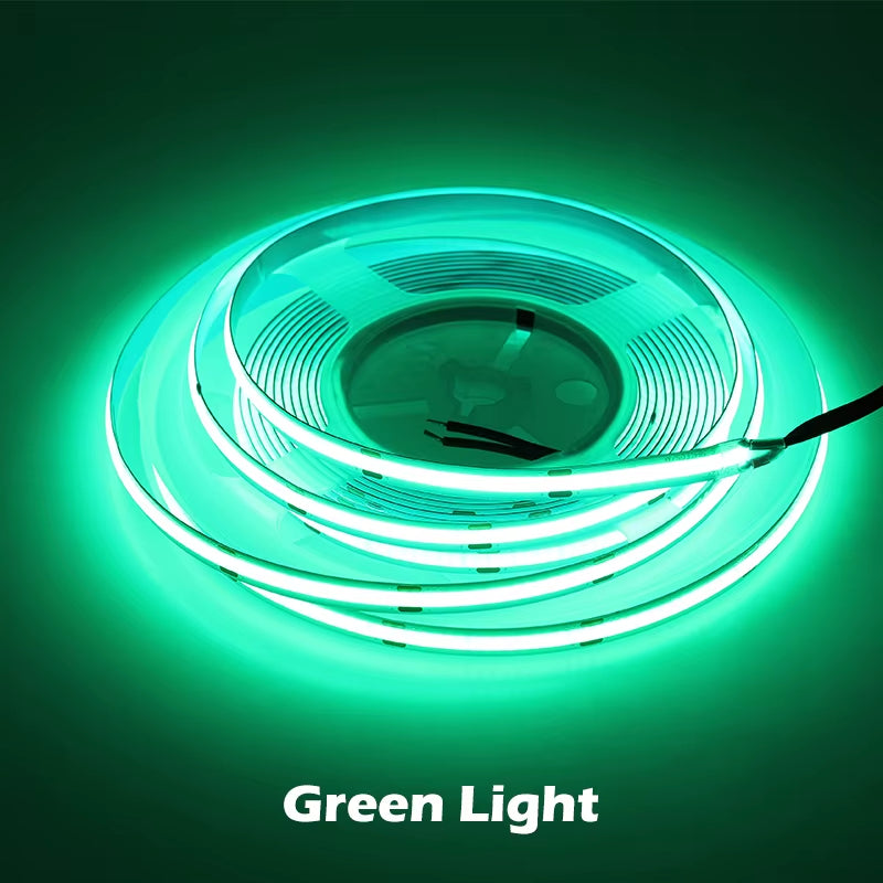 DC12V 24V 384 Leds COB LED Strip 630Leds RGB Flexible COB LED Lights Red / Greeen / Blue / Ice Blue / Pink / Gold LED Tape 5M.