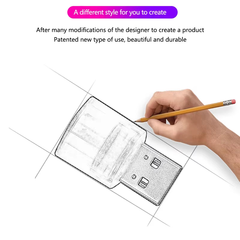 Led Interior Lights USB Mini Flashlight Interior Ambient Lighting Decorative Lamp Indoor Lighting Flashlight Rgb Gradient Color